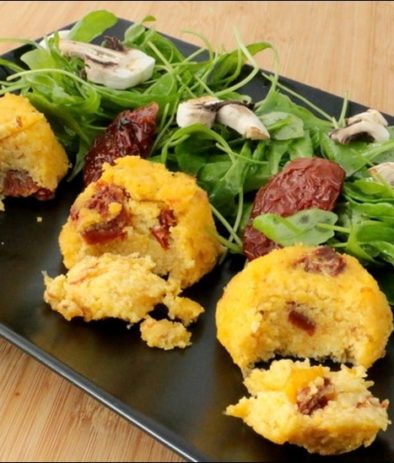 polenta aux tomates confites