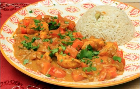 poulet balti au lait de coco