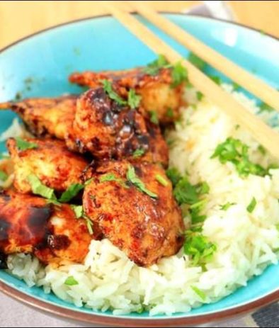 poulet sauté au wok et au miel