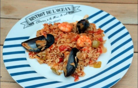 riz aux fruits de mer à la portugaise