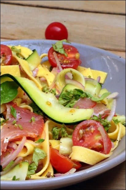 salade de pates italienne courgettes