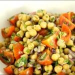 salade pois chiches tomates