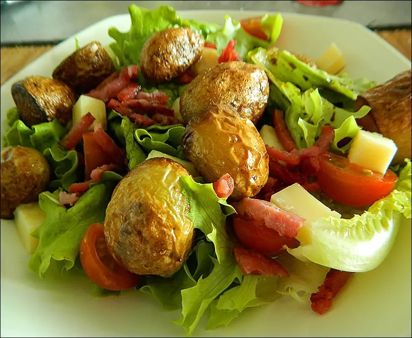 salade pomme de terre tomate cantal