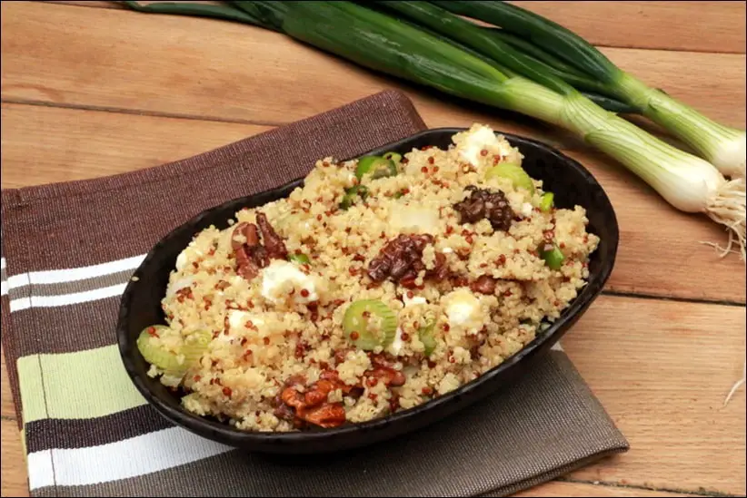 salade au boulghour quinoa feta et noix
