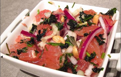salade de pomelos à la thaï