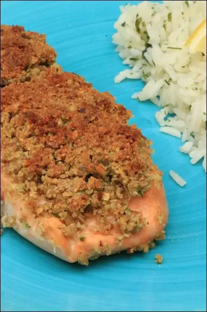 recette saumon en croute de noix