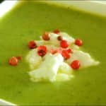 soupe froide courgette menthe