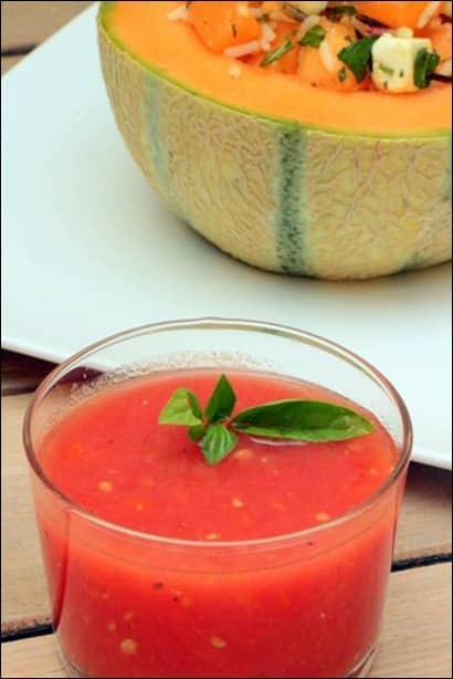 soupe froide tomate poivron