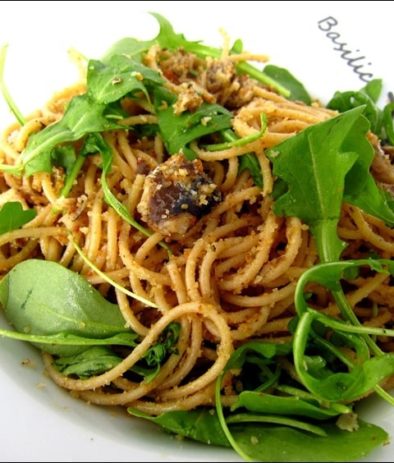 spaghetti à la sardine de Gordon Ramsay
