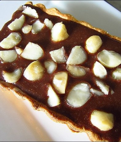 tartelettes au chocolat et noix de macadamia