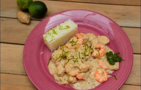 xinxim de poulet aux crevettes