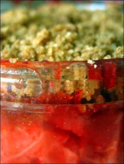 crumble fraise healthy