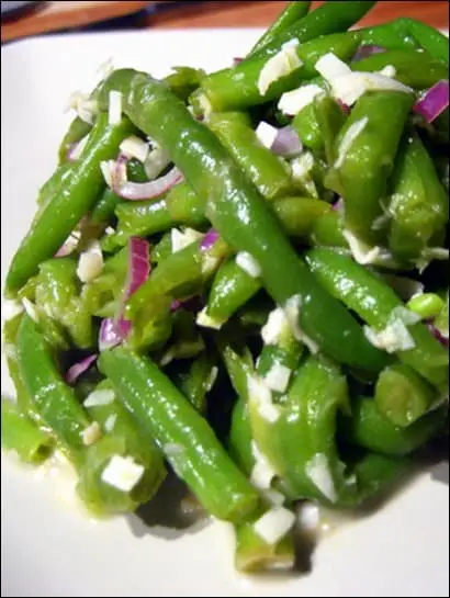 salade haricot vert healthy