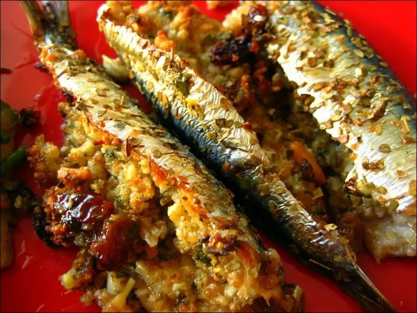 sardines farcies au four