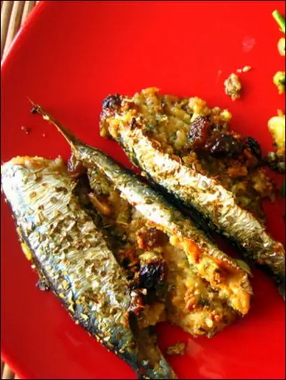 sardines farcies au parmesan