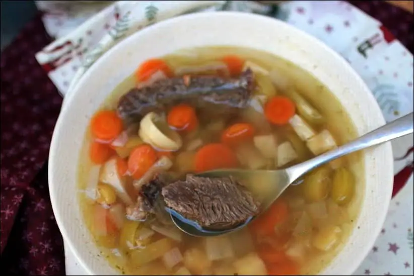 soupe boeuf carotte poireau