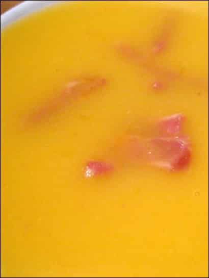 soupe potiron lardon