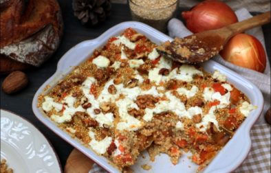 Gratin de quinoa aux patates douces et au chèvre frais
