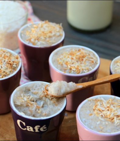 crème de coco au tapioca