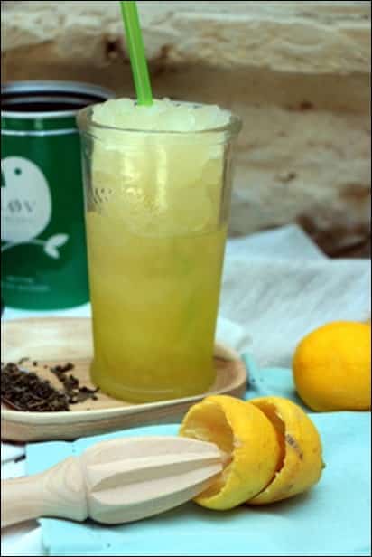granité citron thé vert