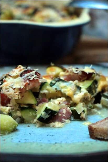 gratin courgettes healthy