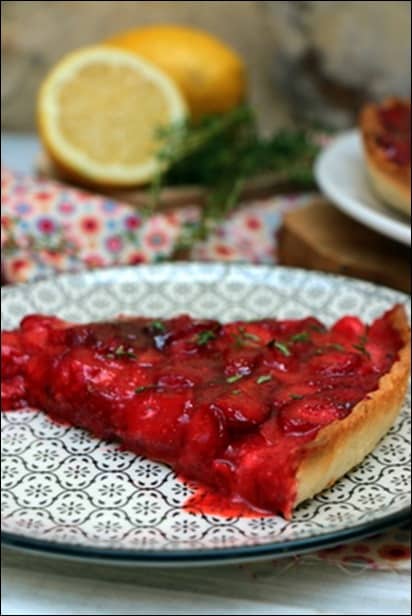 tarte fraises simple