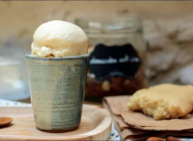 crème glacée à l'amande inspirée de Jean Sulpice