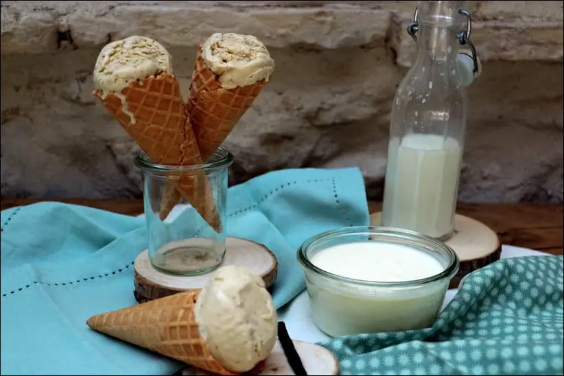 crème glacée à la vanille