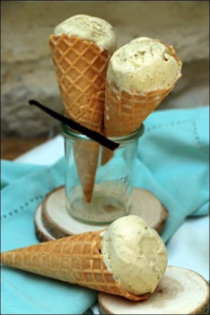 crème glacée vanille maison