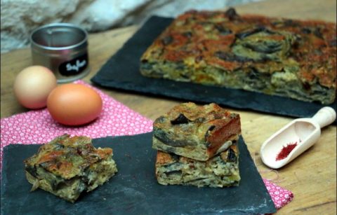kuku iranien aux aubergines de Yotam Ottolenghi