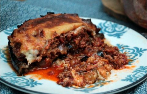 moussaka à l'agneau de Cyril Lignac