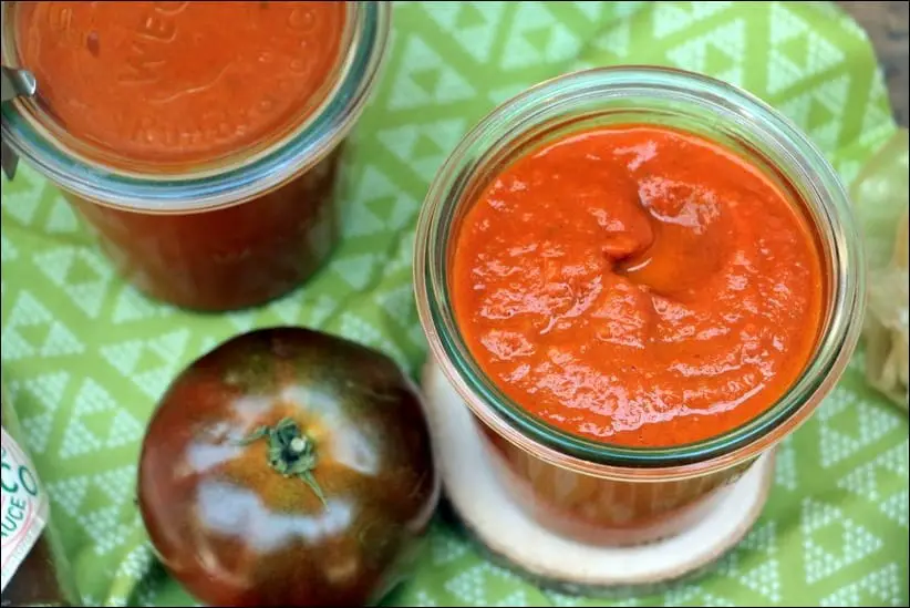 sauce tomate avec tomate fraiche