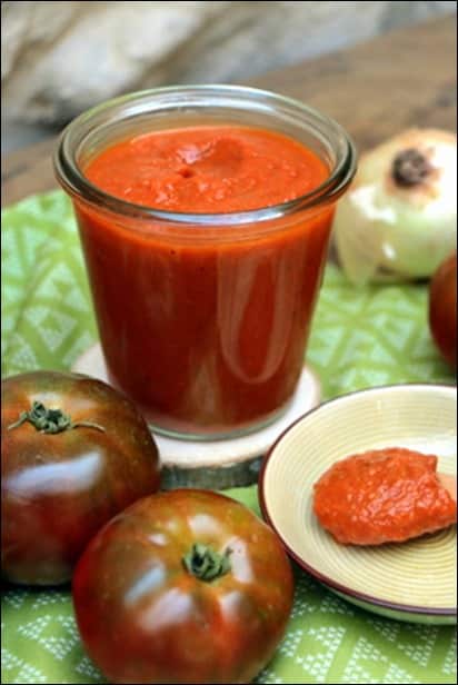 sauce tomate épaisse