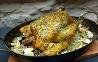 poulet rôti cuisson basse température au four