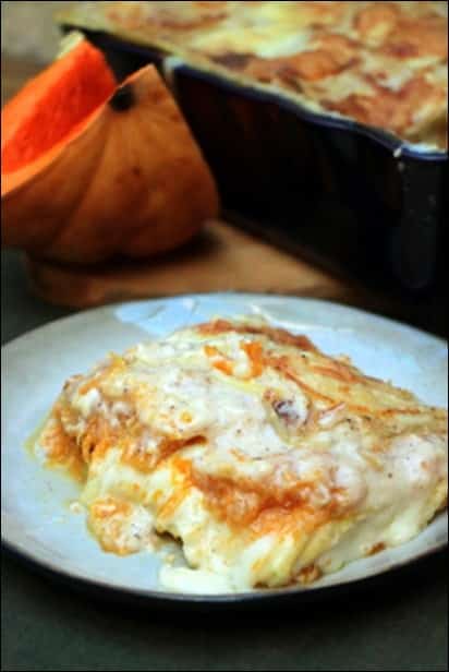 Lasagnes courge fromage