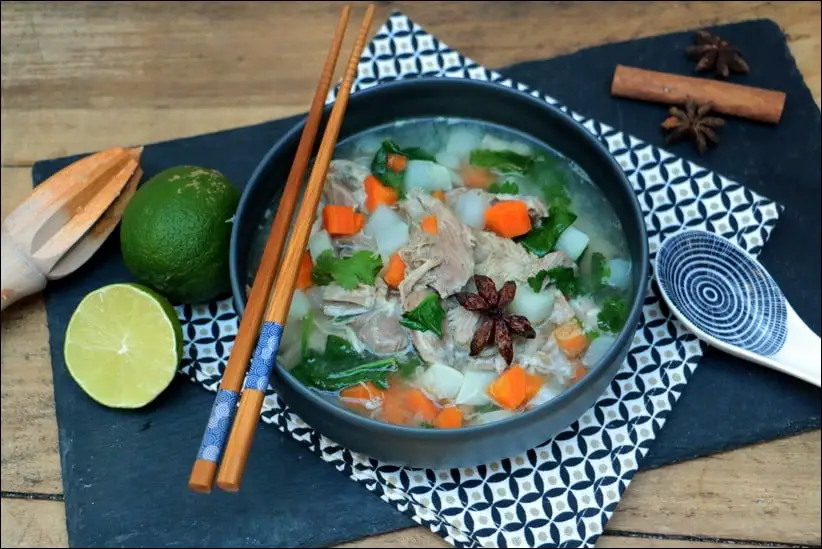 soupe vietnamienne au jambon