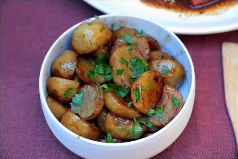 Navets caramélisés au miel et sauce soja - Happy papilles