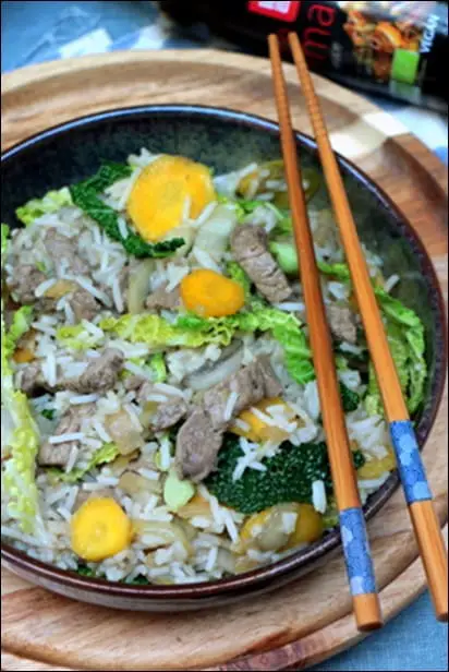 wok boeuf asiatique