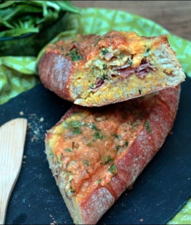 baguette gratinée à la savoyarde