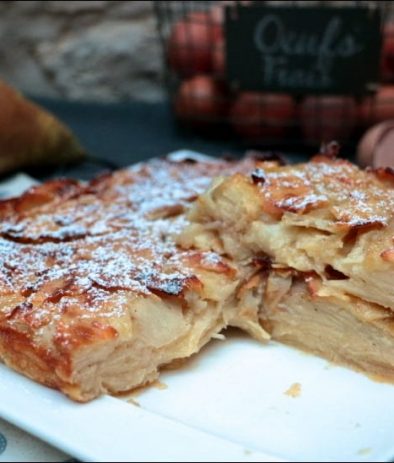 gateau invisible aux pommes et poires