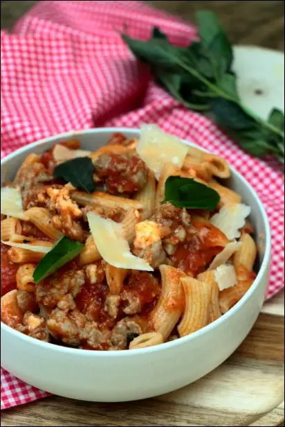 macaroni ragout tomate lignac