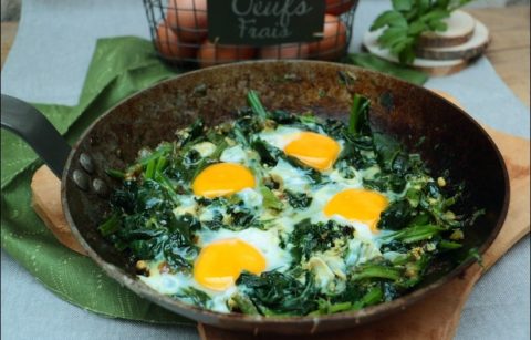 oeufs aux épinards à l'irakienne
