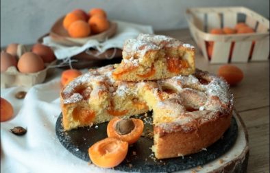 gâteau brioché aux abricots