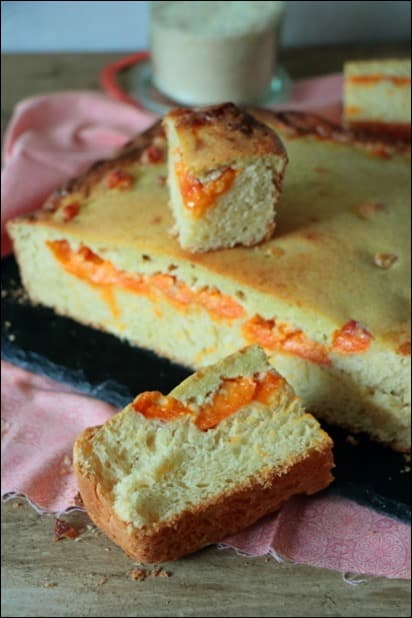 tarte briochée abricot