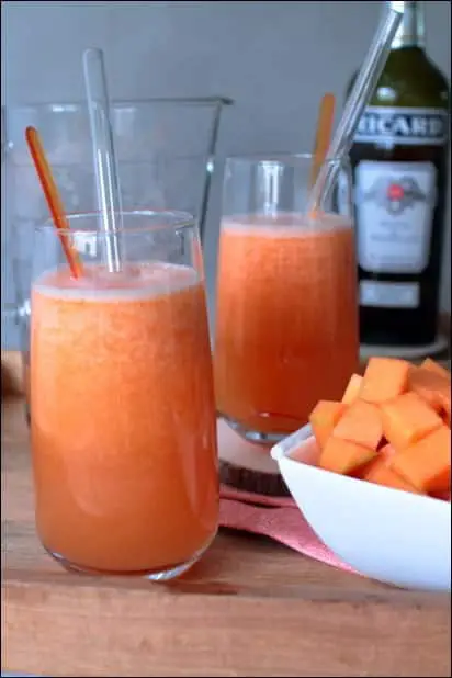 cocktail au melon et au pastis