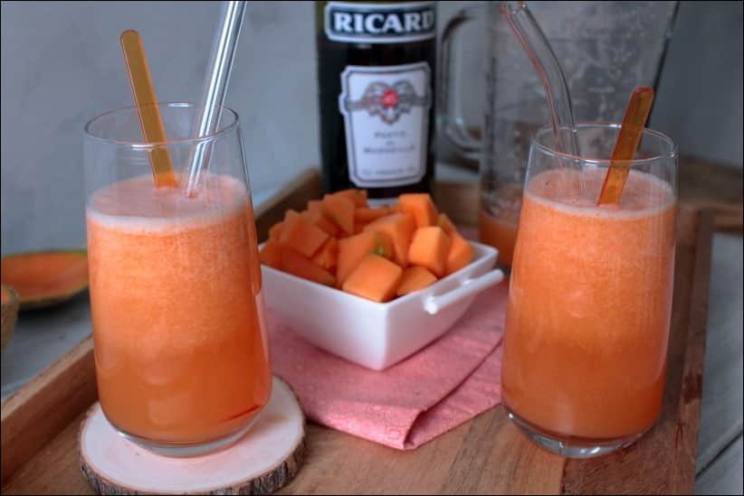 cocktail au melon et pastis