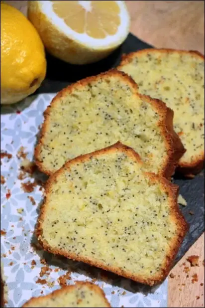 cake citron pavot sans glacage