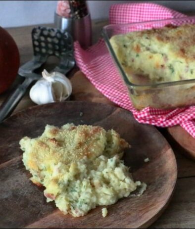 gratin de pommes de terre bacon et cheddar