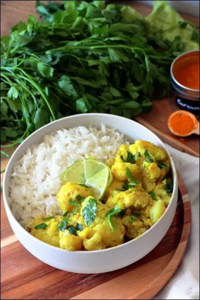curry chou fleur vegan