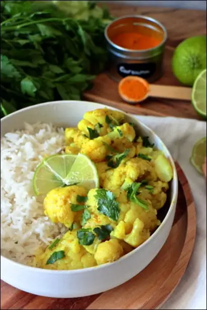 recette chou fleur curry indien